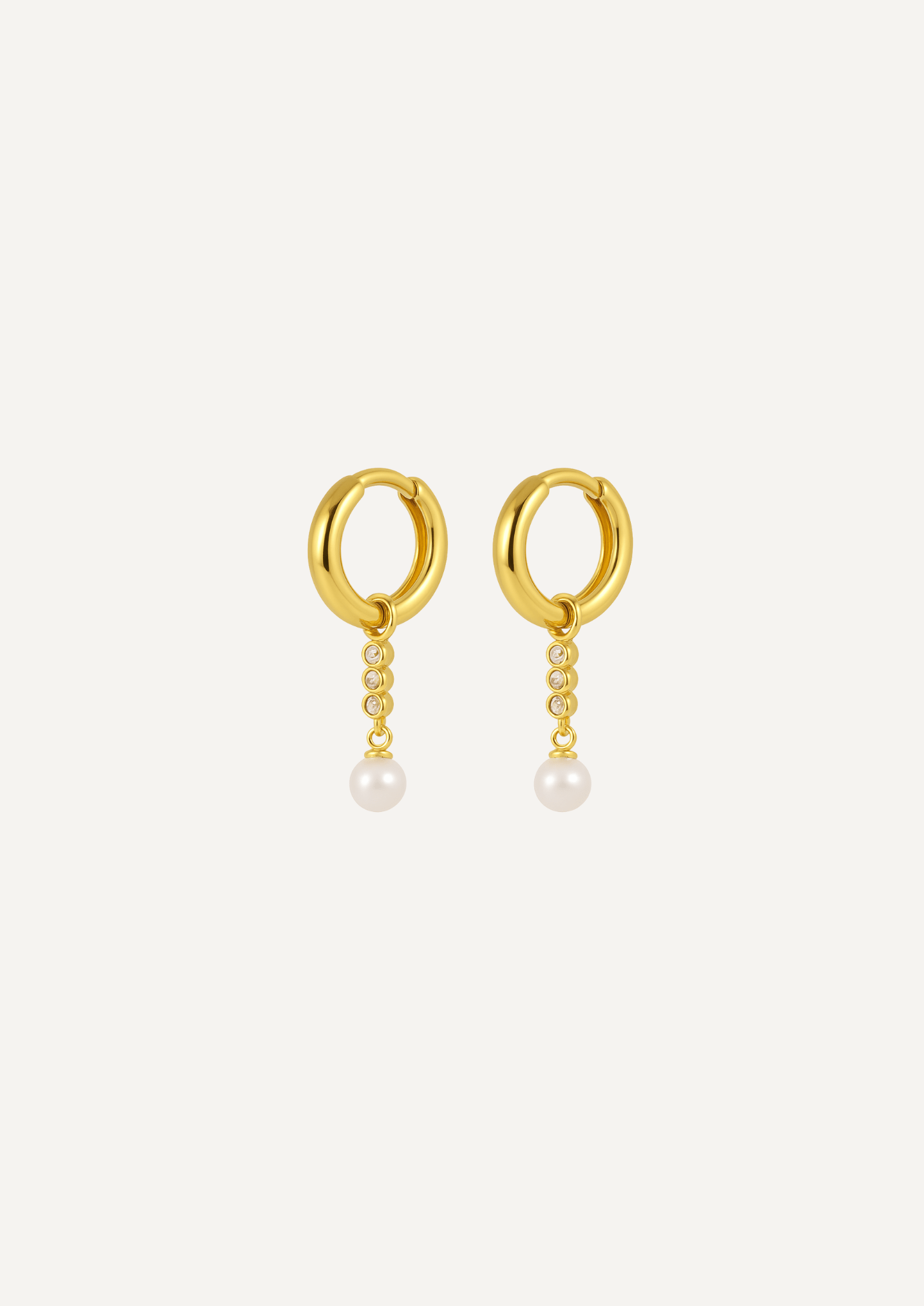 The Lumen Mini Hoop Earrings - Molten Store