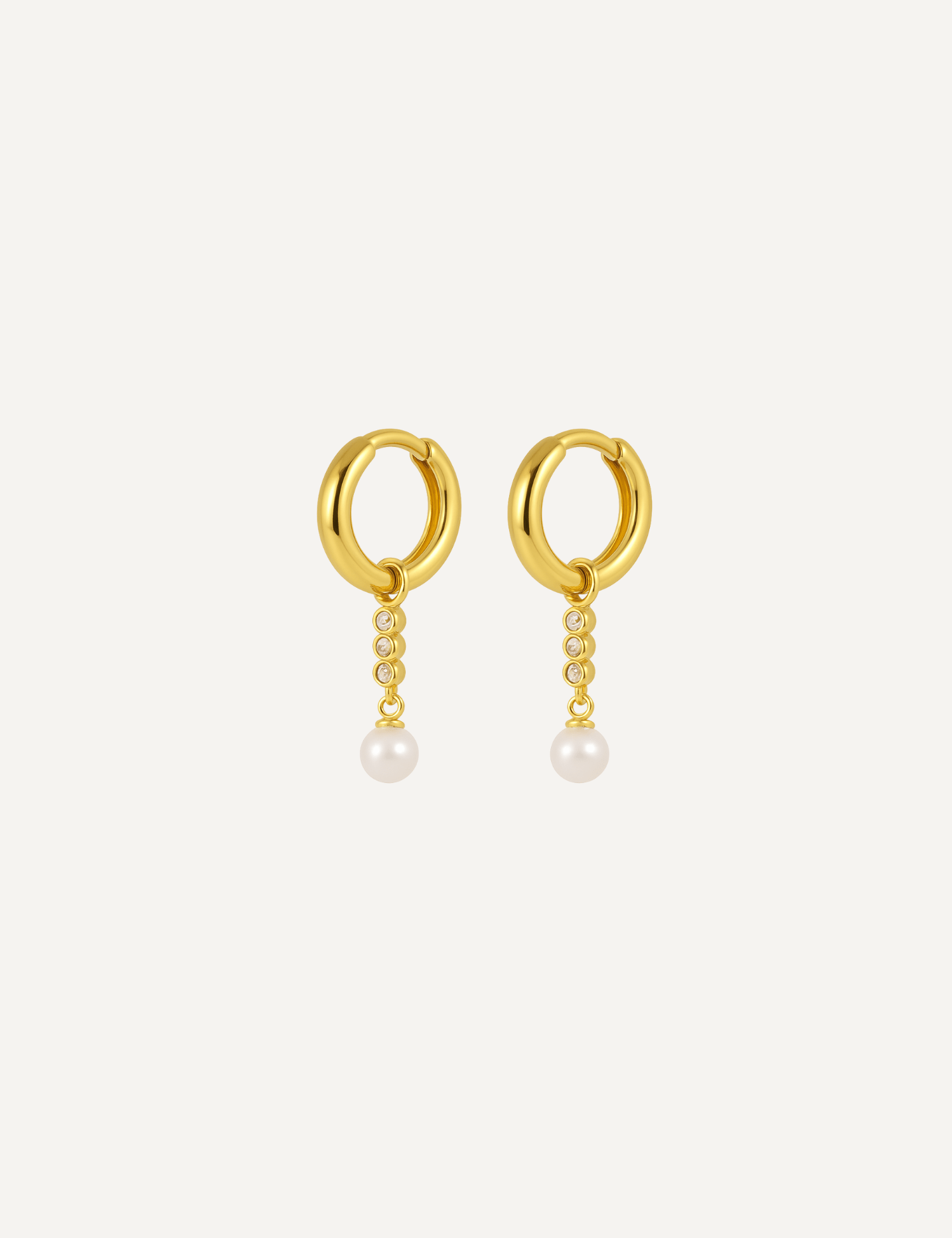 The Lumen Mini Hoop Earrings - Molten Store