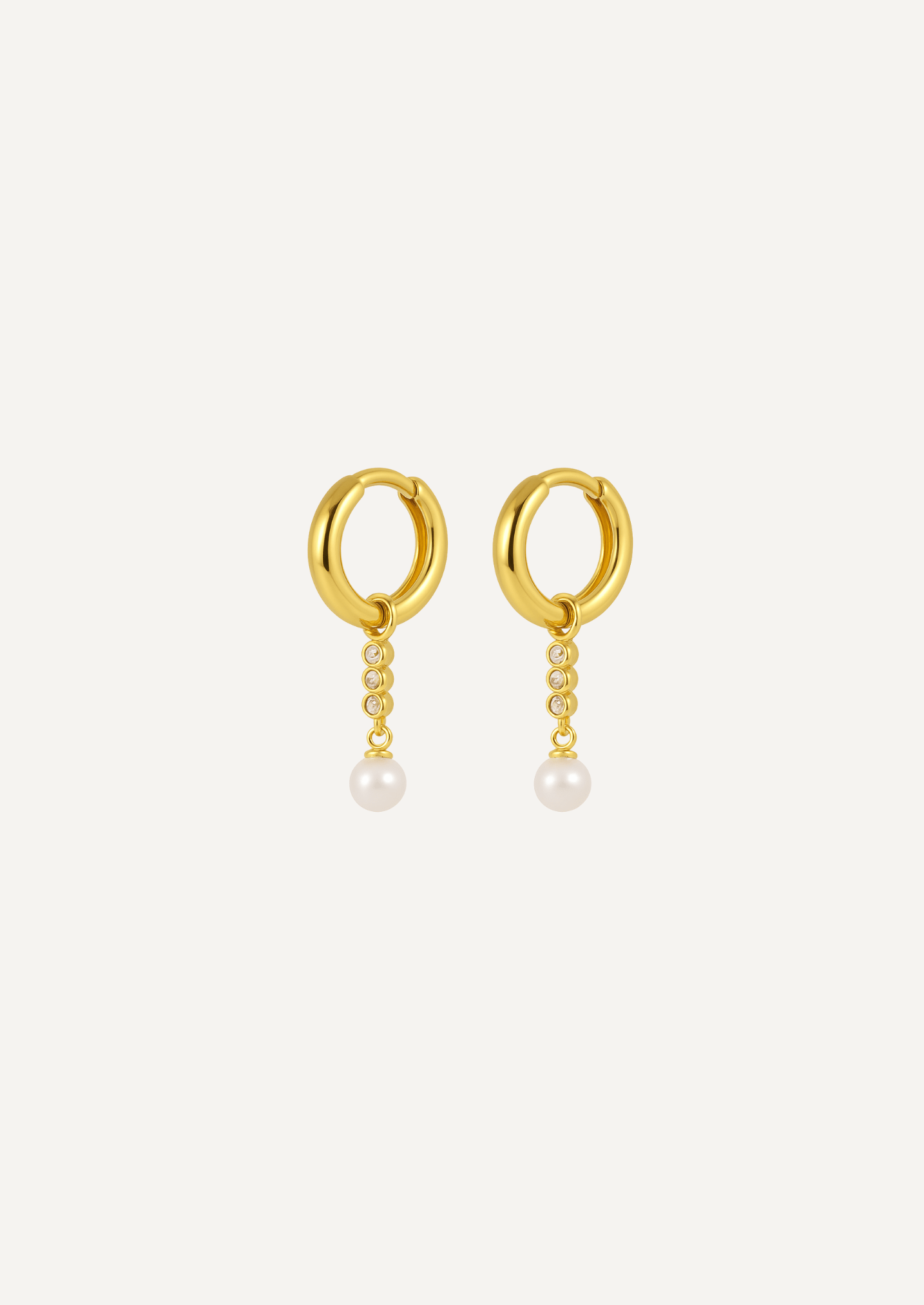 The Lumen Mini Hoop Earrings - Molten Store