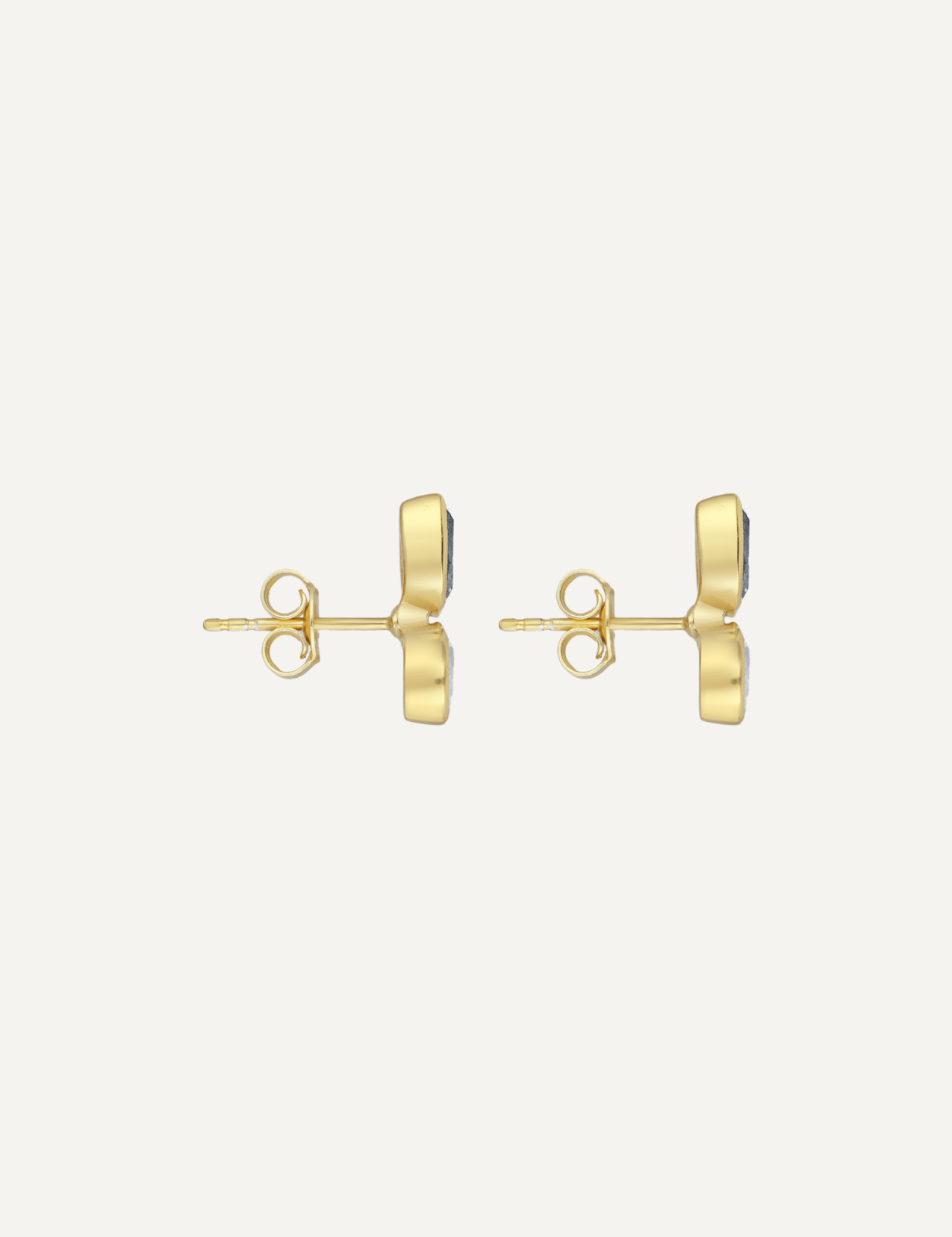 The Lunara Earrings with Moonstone and Labradorite - Molten Store