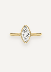 The Mabel Ring with Marquise Diamond - Molten Store
