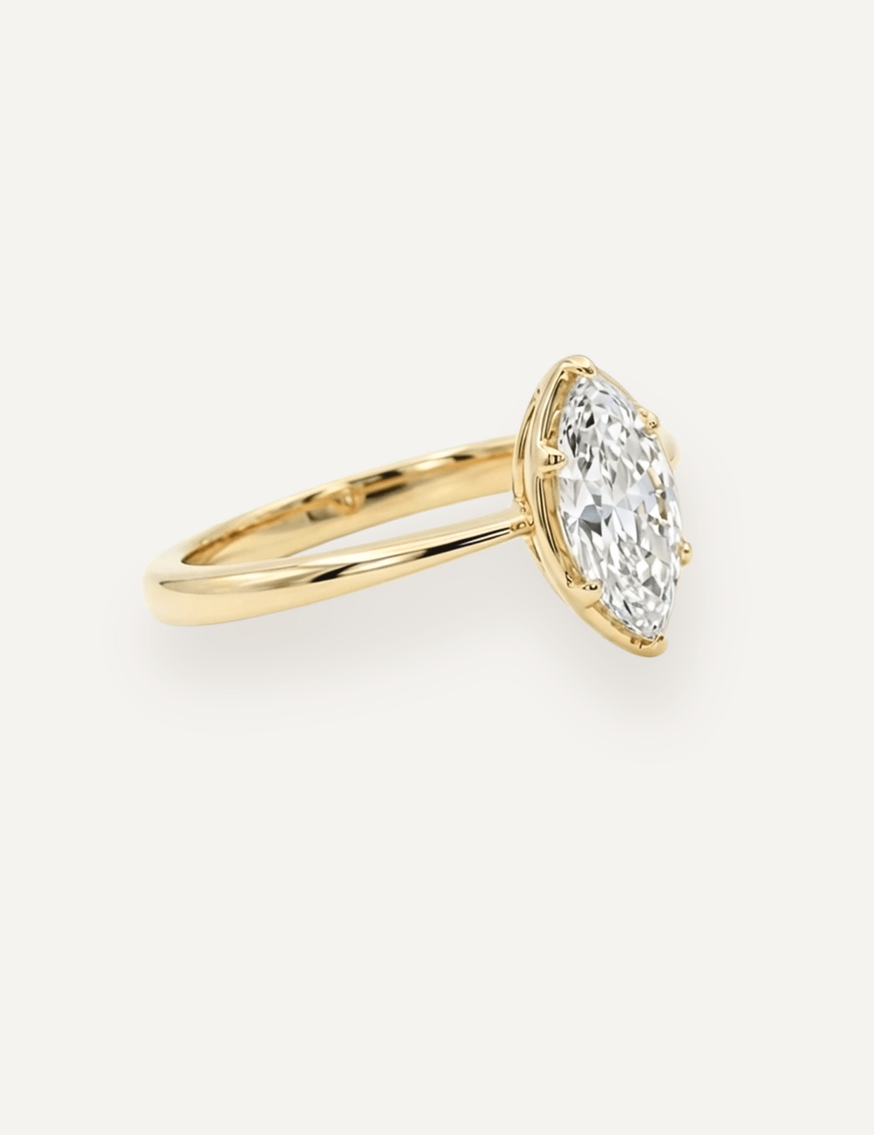 The Mabel Solitaire Ring - Molten Store