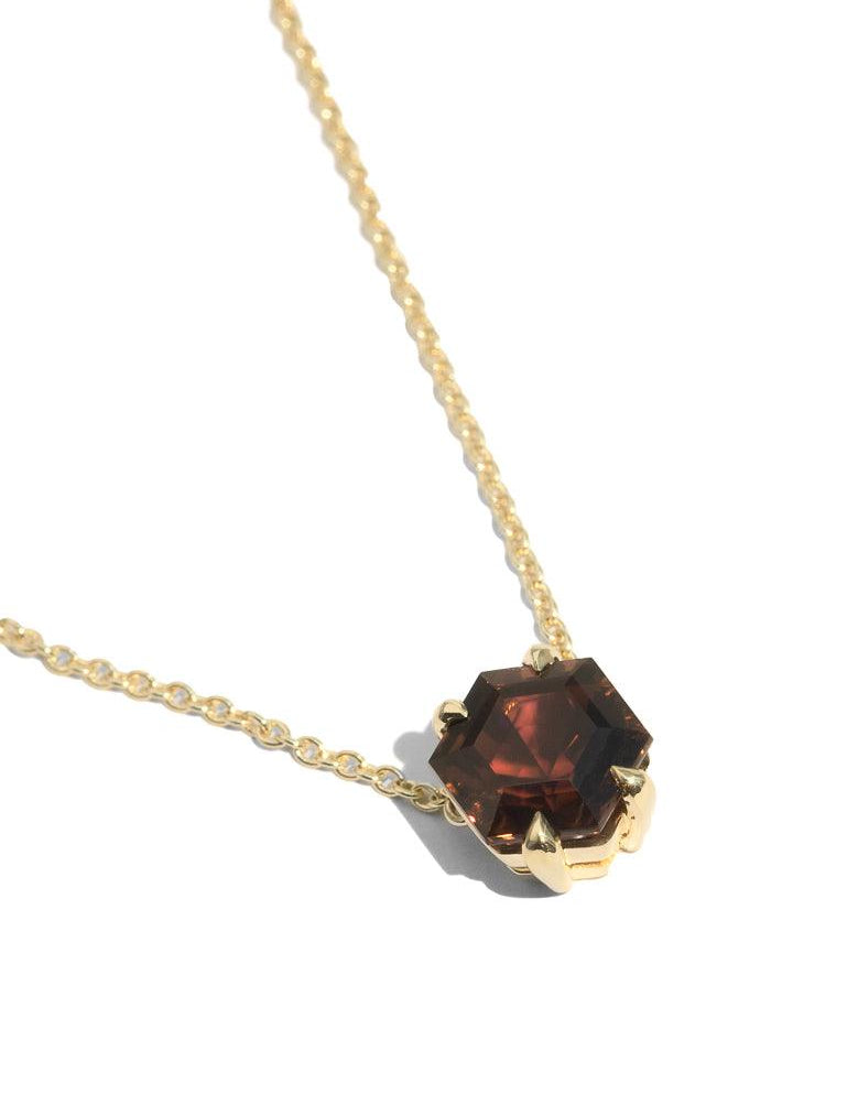 The Margot Necklace with 2.68ct Cherry Tourmaline - Molten Store