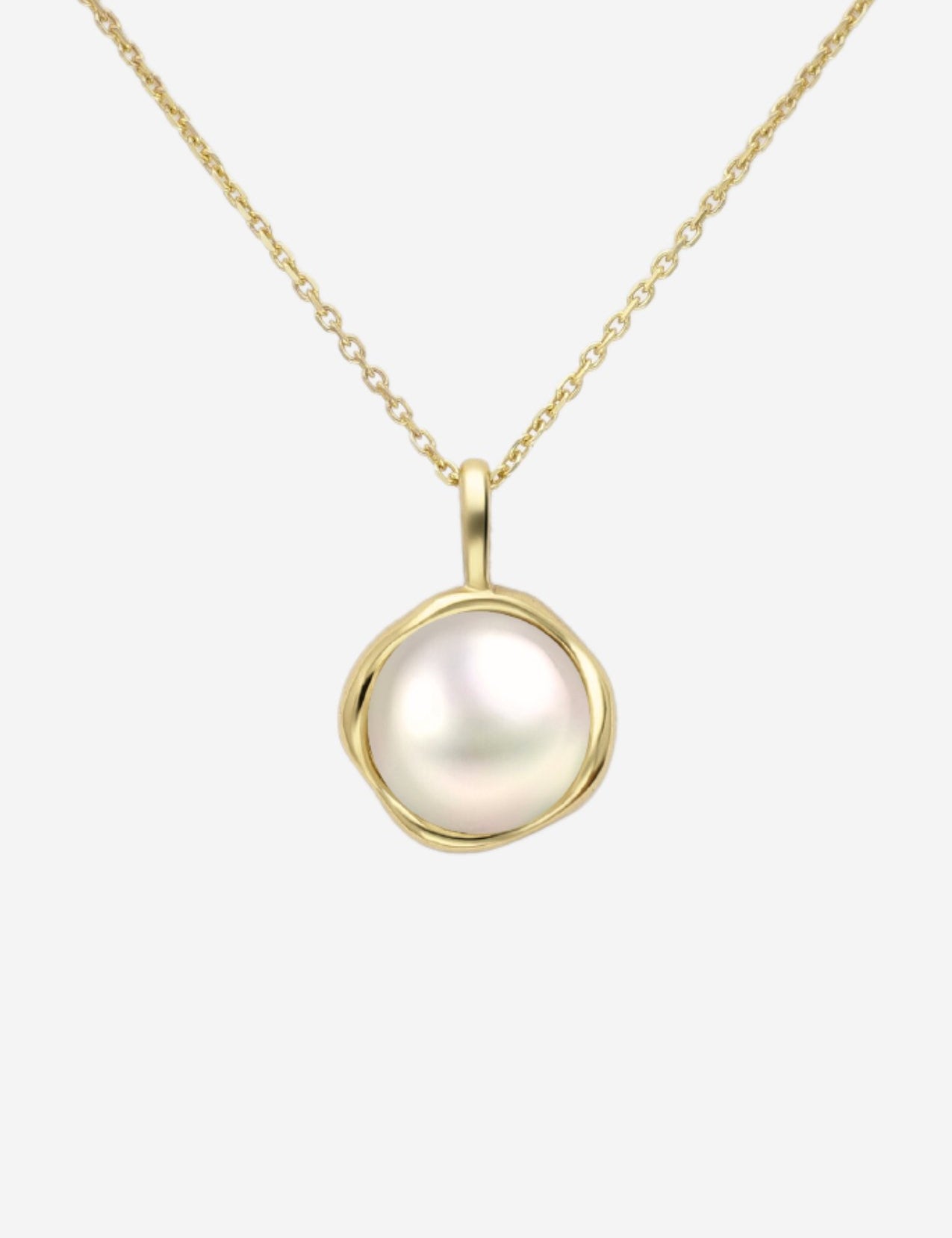 The Marina Pearl 14ct Gold Vermeil Necklace - Molten Store