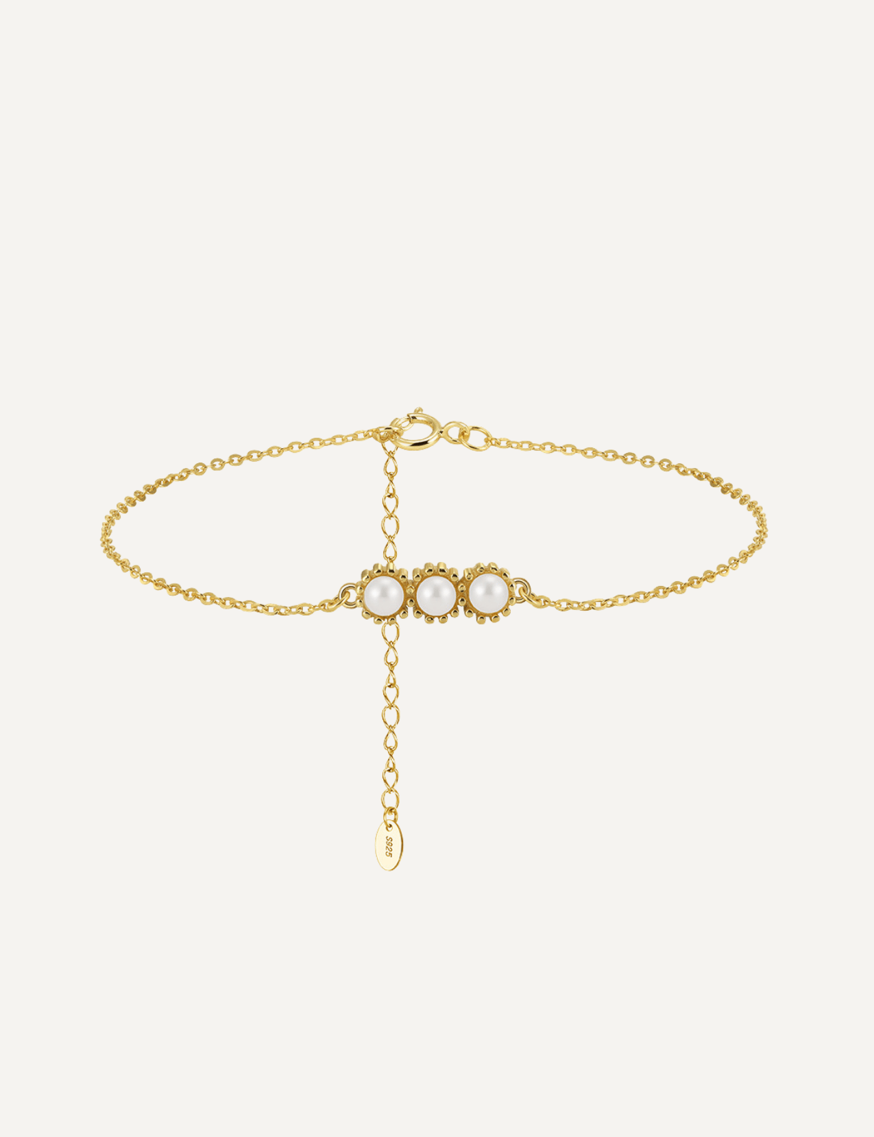 The Maris Gold Vermeil Freshwater Pearl Bracelet - Molten Store