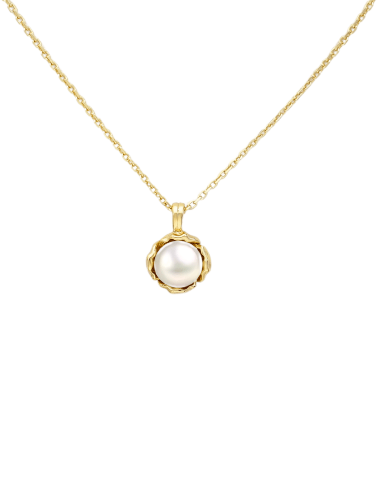 The Mini Marina Pearl 18ct Gold Vermeil Necklace - Molten Store