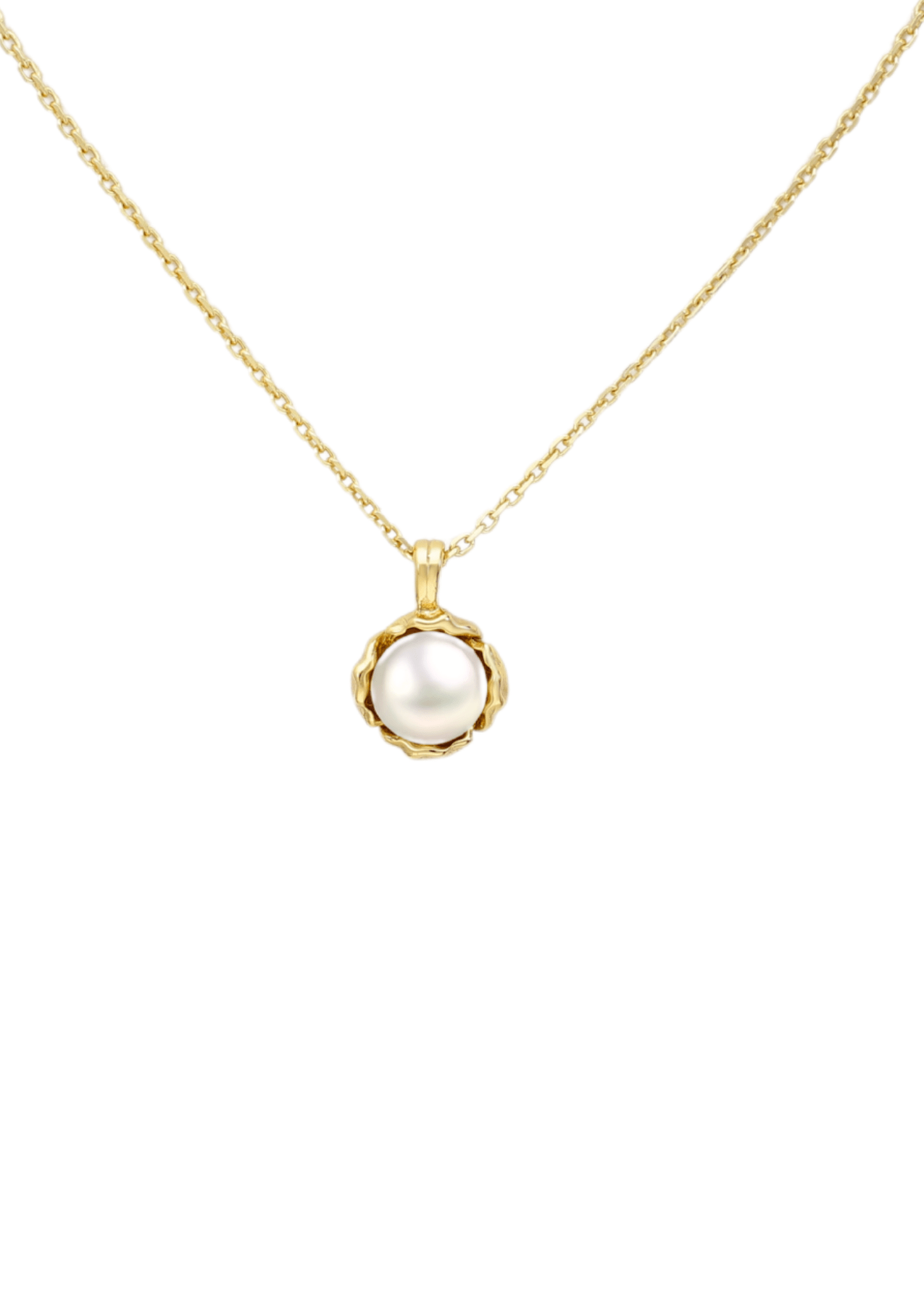 The Mini Marina Pearl 18ct Gold Vermeil Necklace - Molten Store