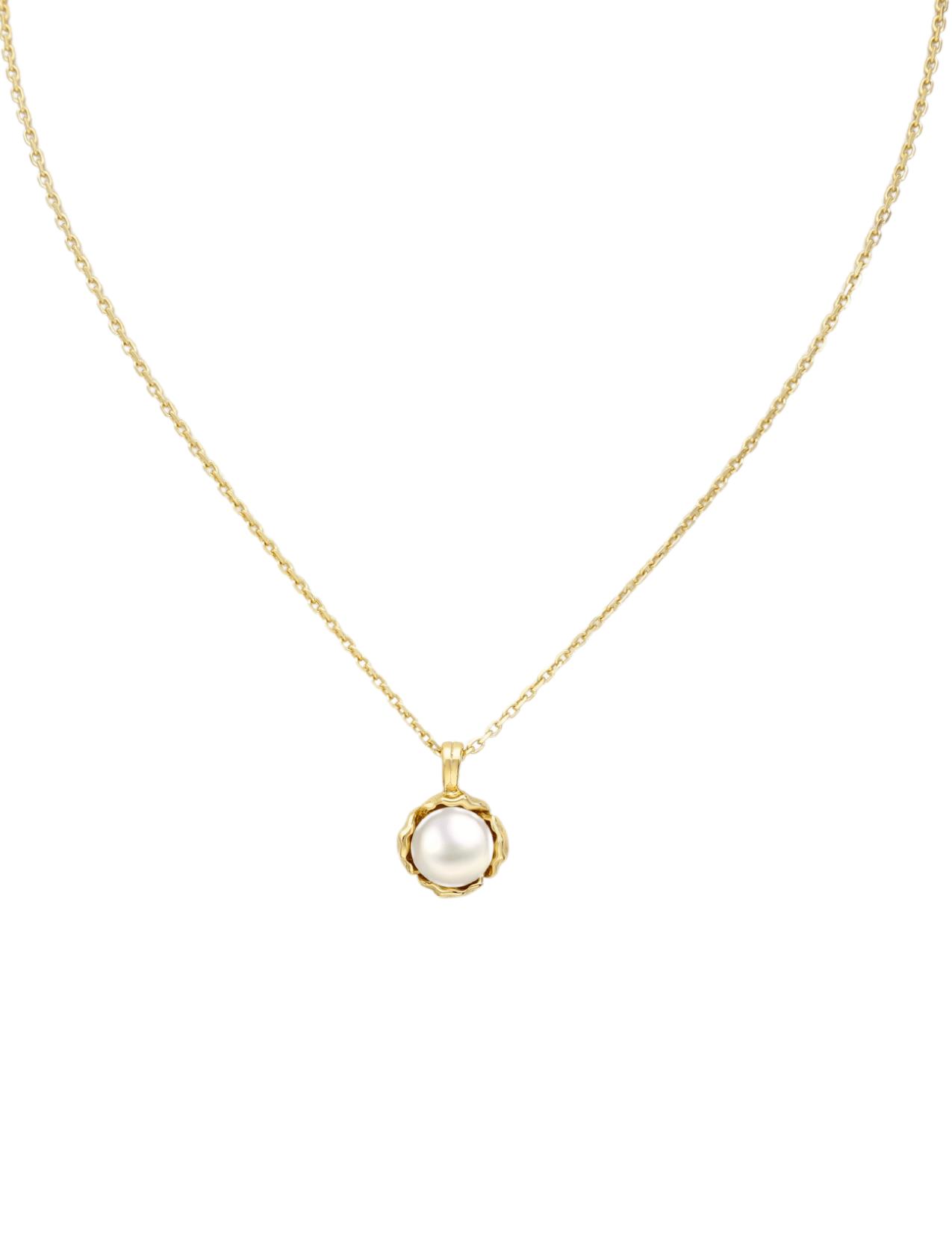 The Mini Marina Pearl 18ct Gold Vermeil Necklace - Molten Store