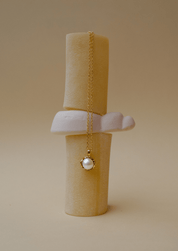 The Mini Marina Pearl 18ct Gold Vermeil Necklace - Molten Store