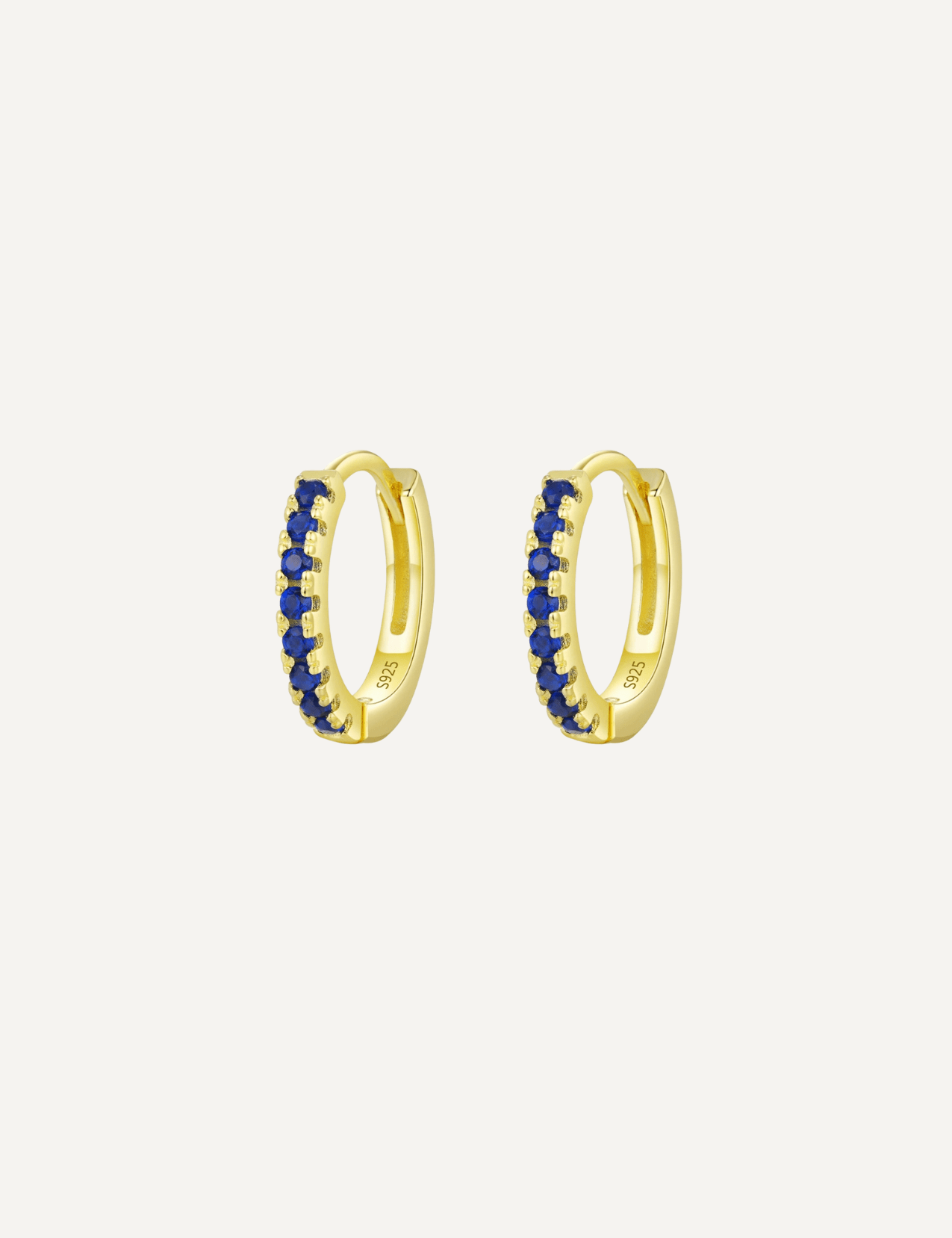 The Mira Azure Gold Vermeil Earrings - Molten Store