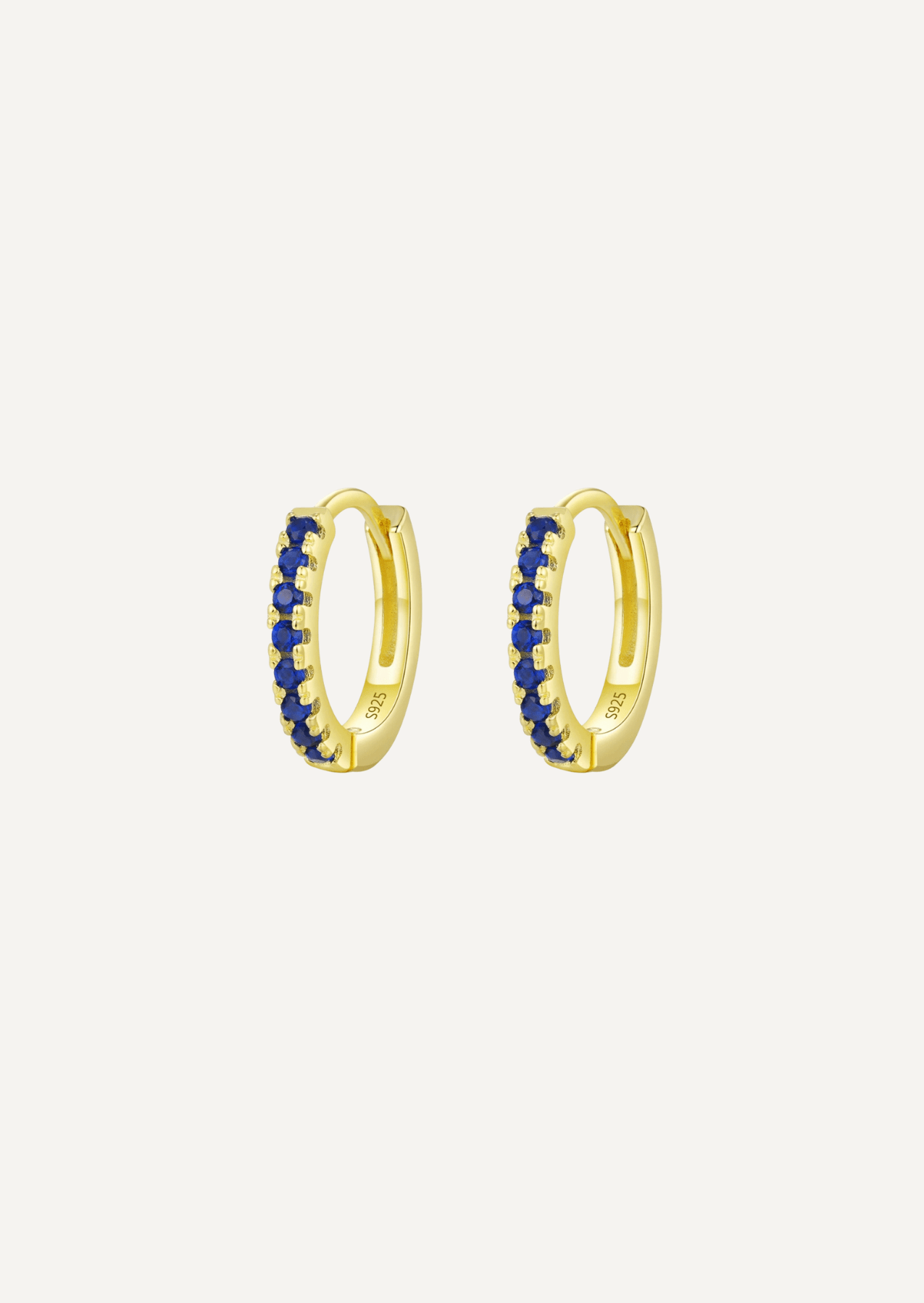 The Mira Azure Gold Vermeil Earrings - Molten Store