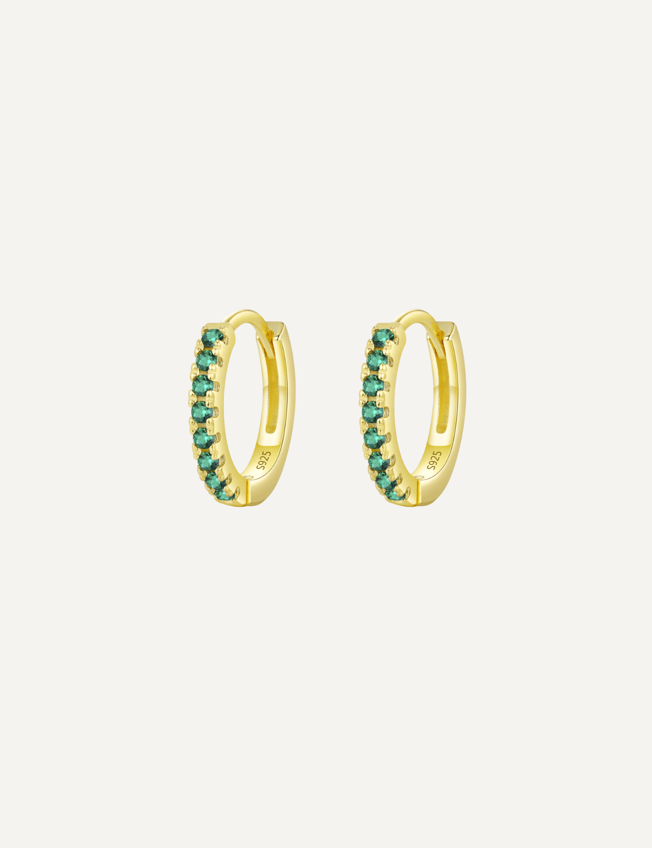 The Mira Verdant Gold Vermeil Earrings - Molten Store