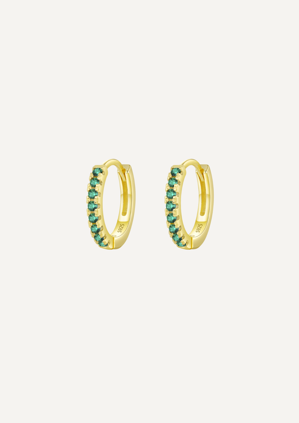 The Mira Verdant Gold Vermeil Earrings - Molten Store
