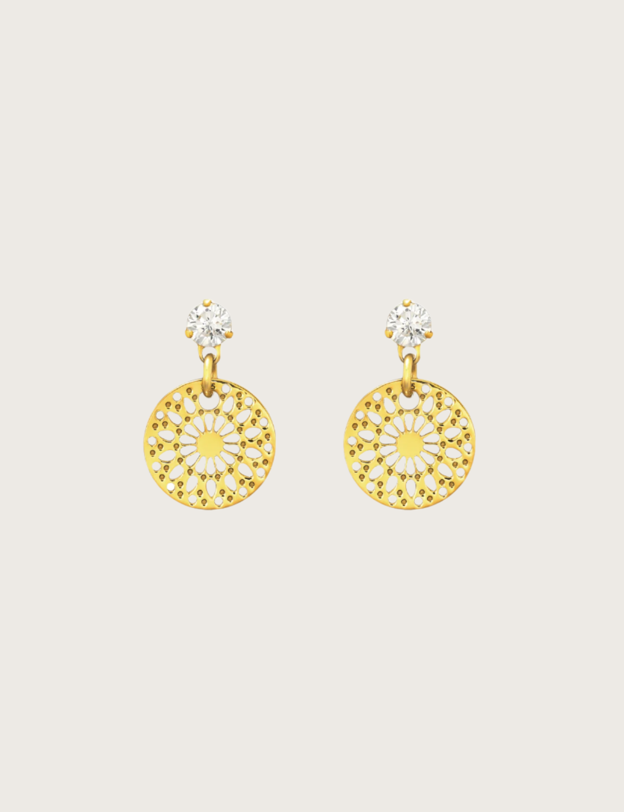 The Mirage 14ct Gold Vermeil Drop Earrings - Molten Store