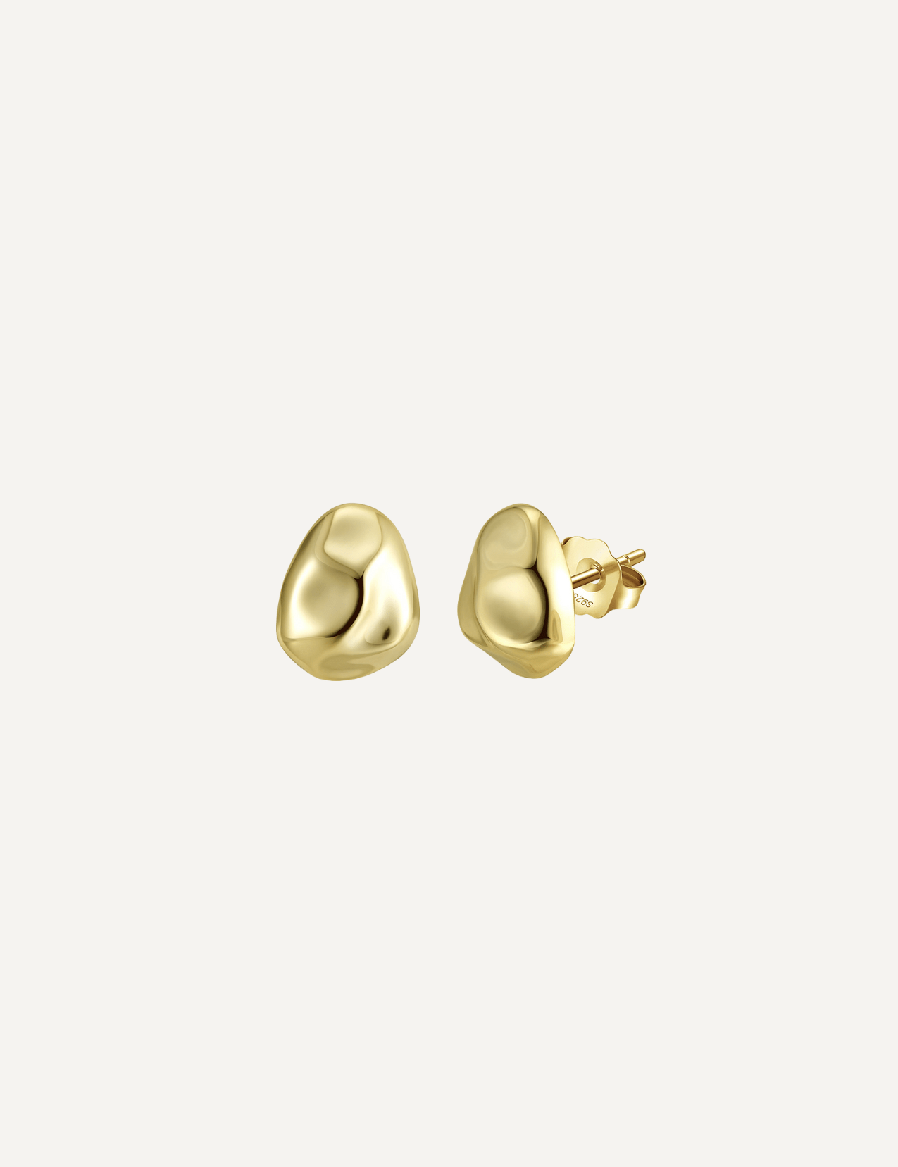 The Mora Gold Vermeil Studs - Molten Store