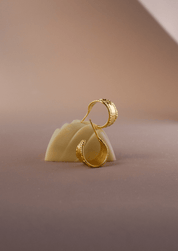 The Murmur 14ct Gold Vermeil Hoop Earrings - Molten Store