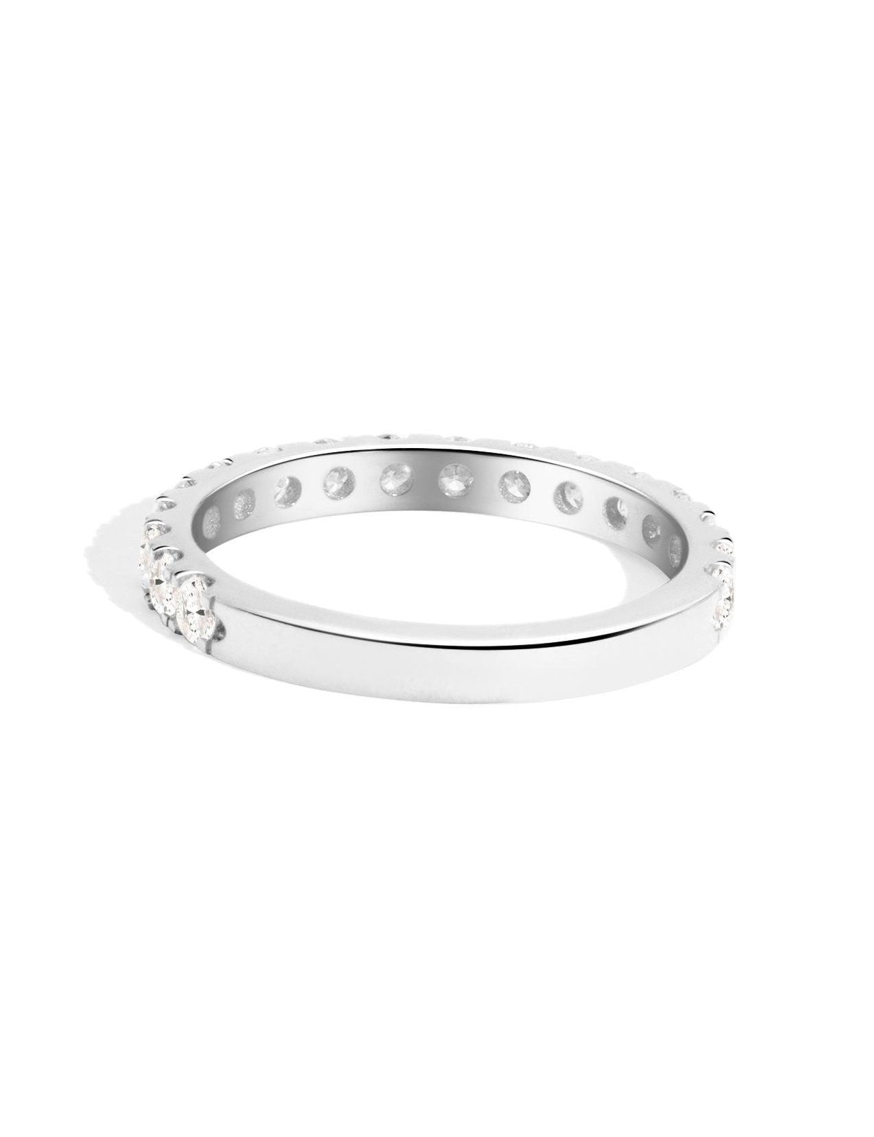 The Myriad White Gold Diamond Band - Molten Store