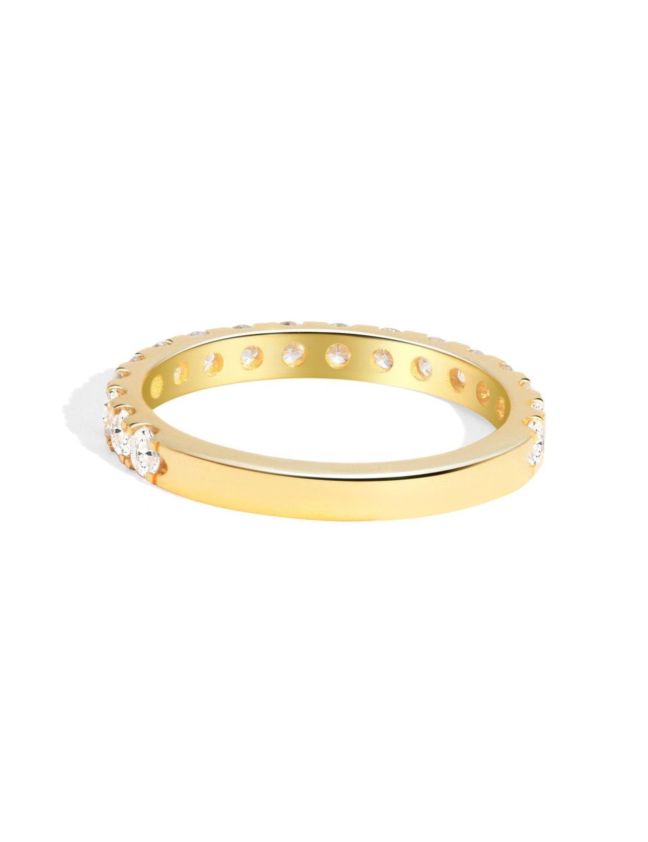 The Myriad Yellow Gold Diamond Band - Molten Store