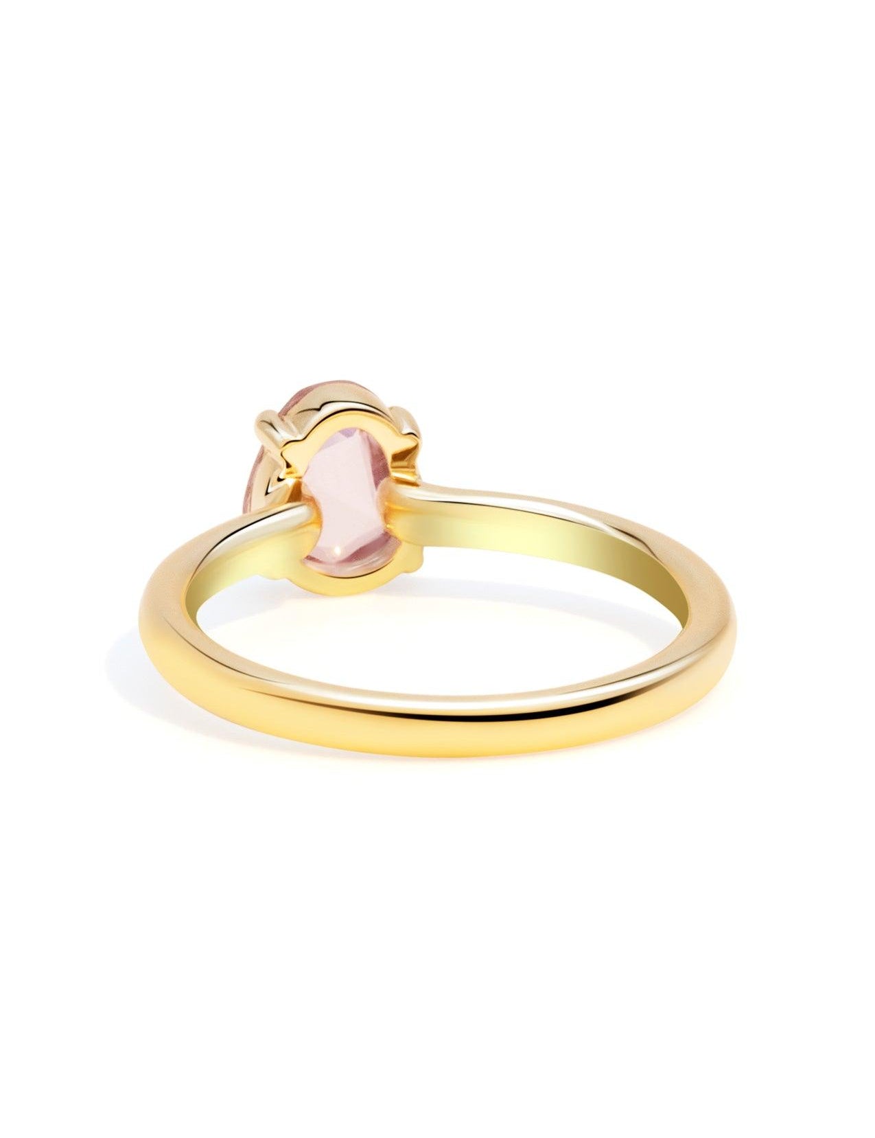 The Nova Ring with 1.03ct Rose Cut Pink Sapphire - Molten Store