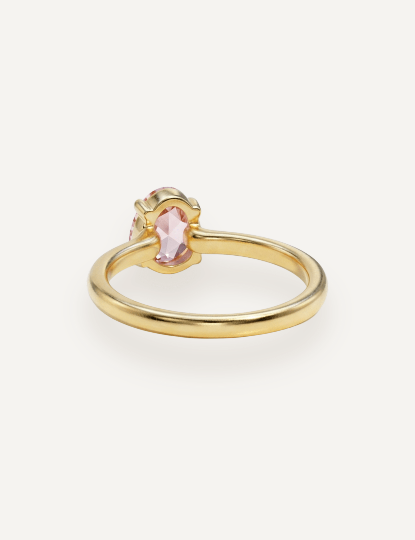 The Nova Ring with 1.03ct Rose Cut Pink Sapphire - Molten Store