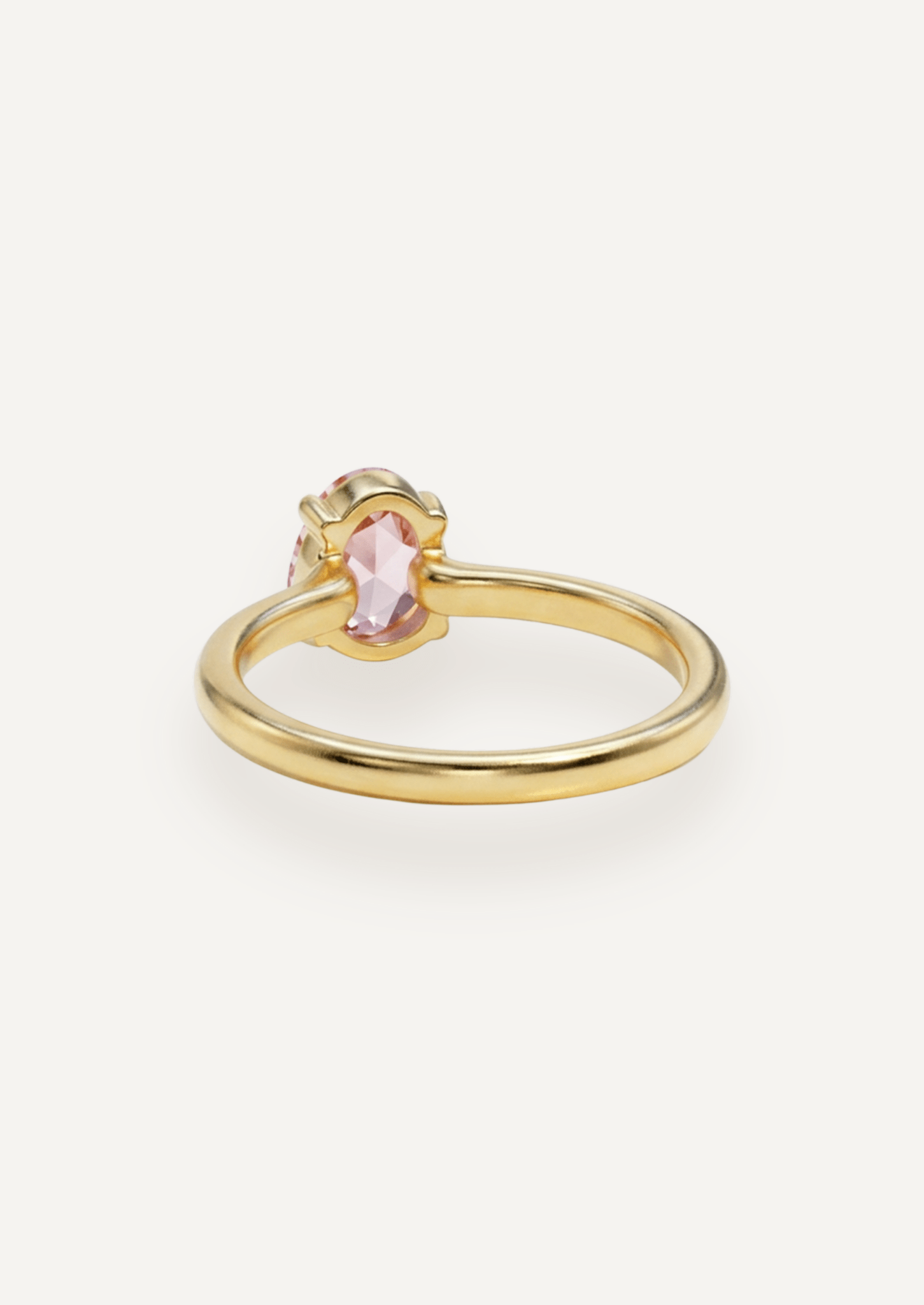 The Nova Ring with 1.03ct Rose Cut Pink Sapphire - Molten Store