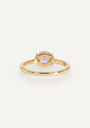 The Nova Ring with 1.06ct Rose Cut Pink Sapphire - Molten Store