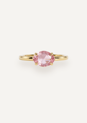 The Nova Ring with 1.06ct Rose Cut Pink Sapphire - Molten Store