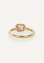 The Nova Ring with 1.22ct Rose Cut Pink Sapphire - Molten Store