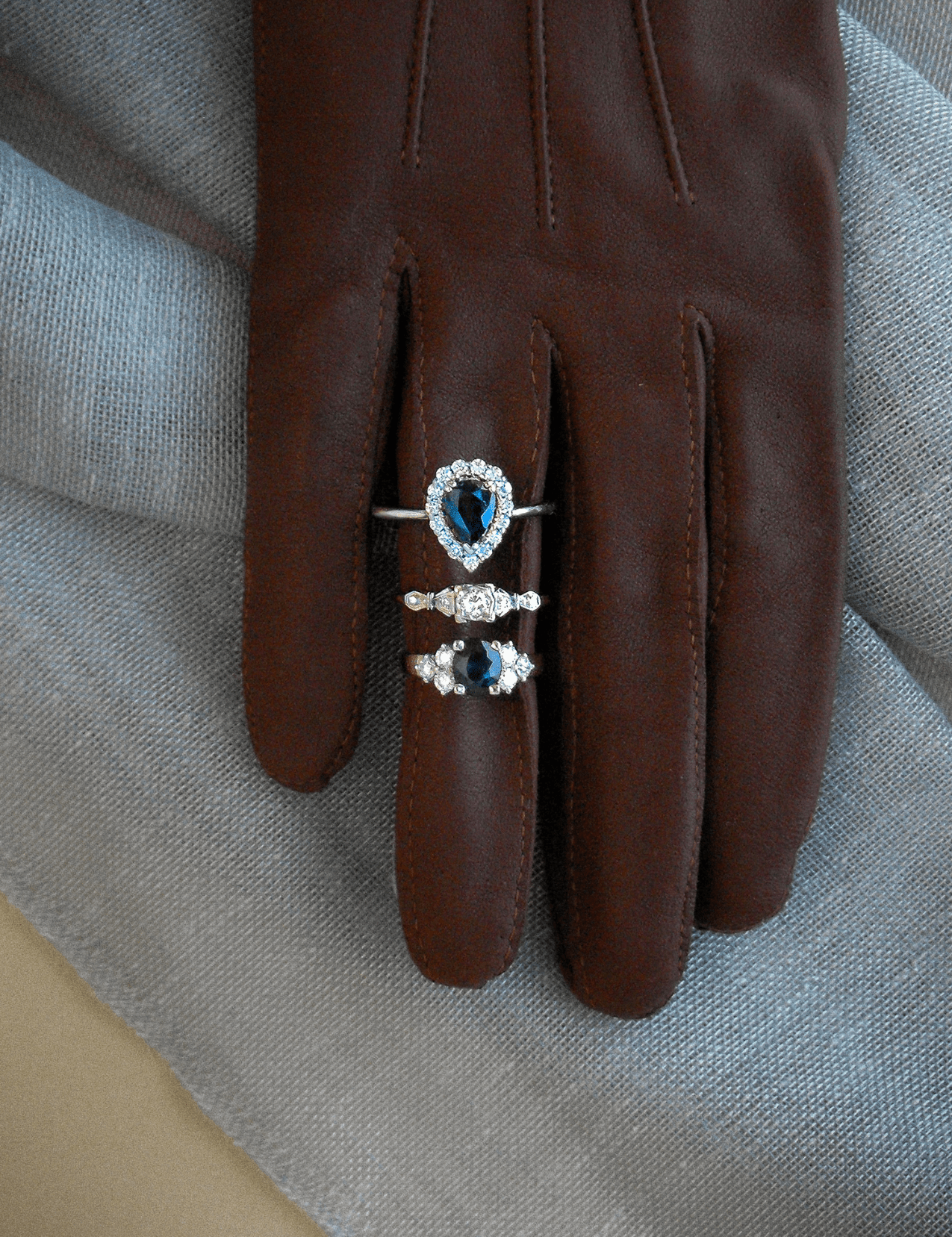 The Odette 18ct Yellow Gold Ring with 0.10ct Round Brilliant Cut Diamond - Molten Store