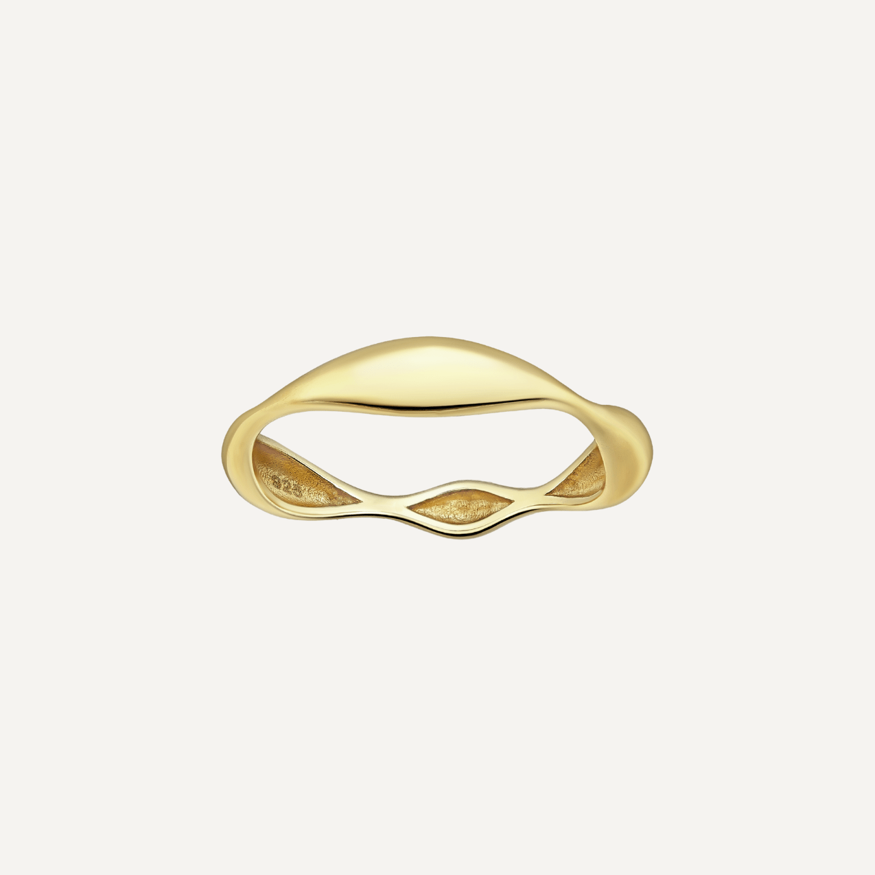 The Onda Ring in Gold Vermeil - Molten Store