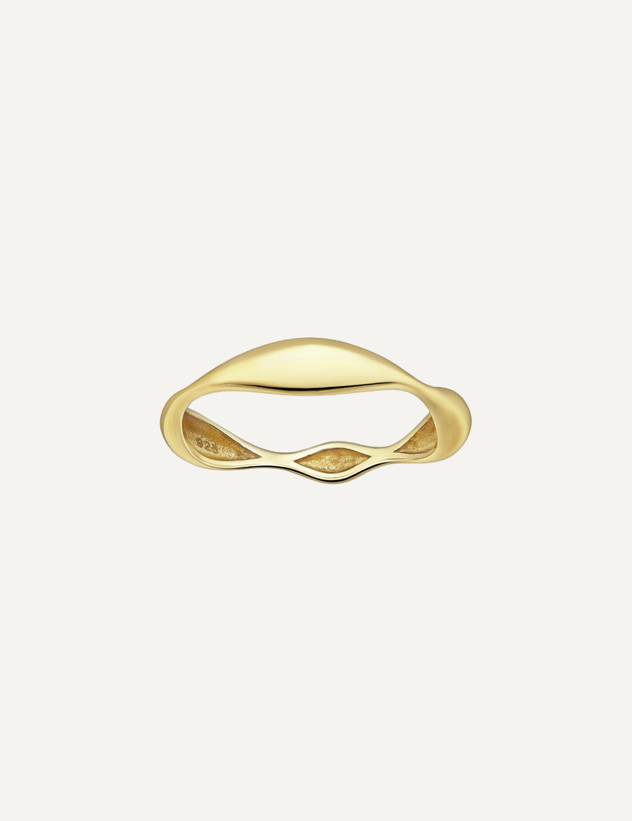 The Onda Ring in Gold Vermeil - Molten Store