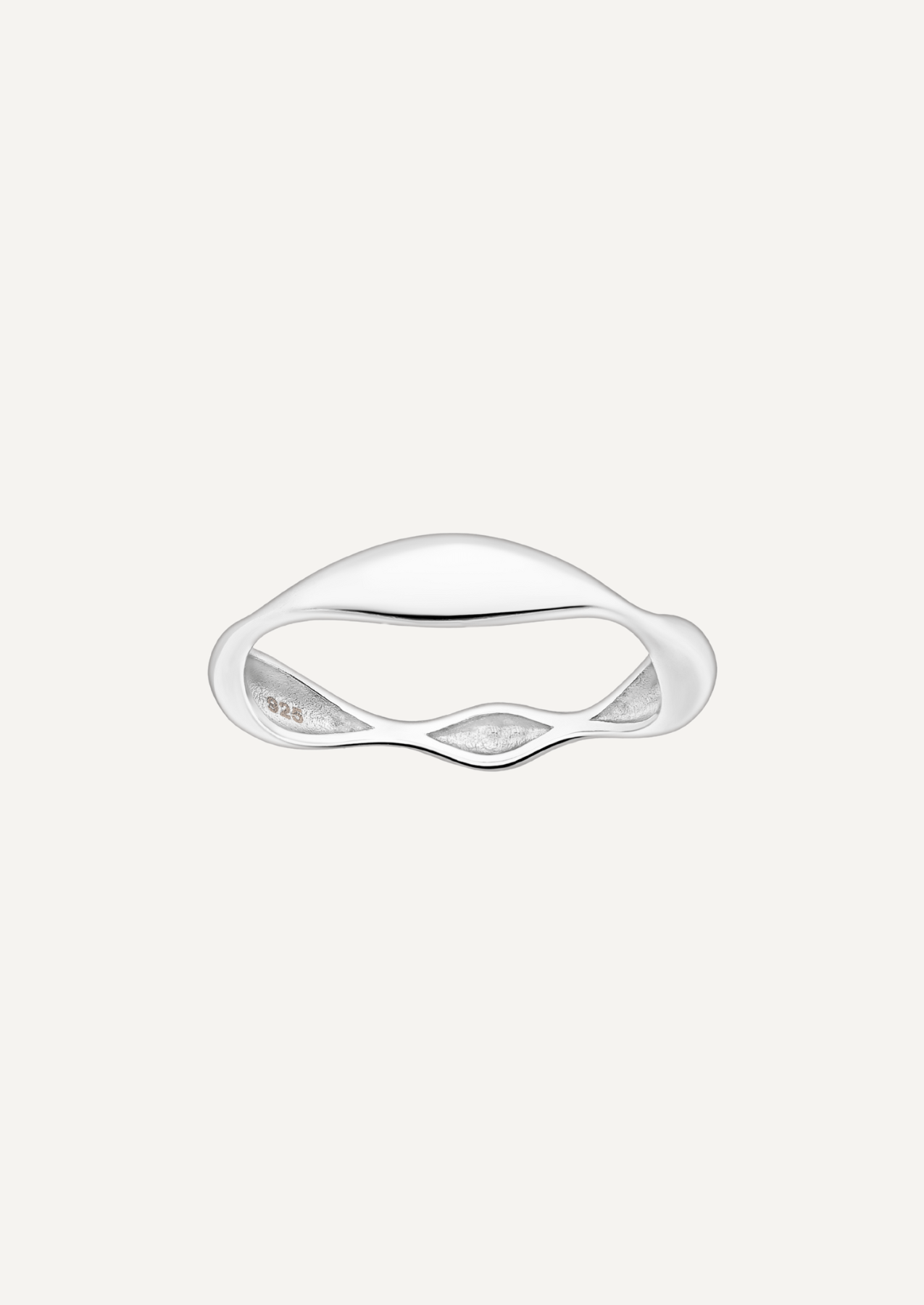 The Onda Ring in Sterling Silver - Molten Store