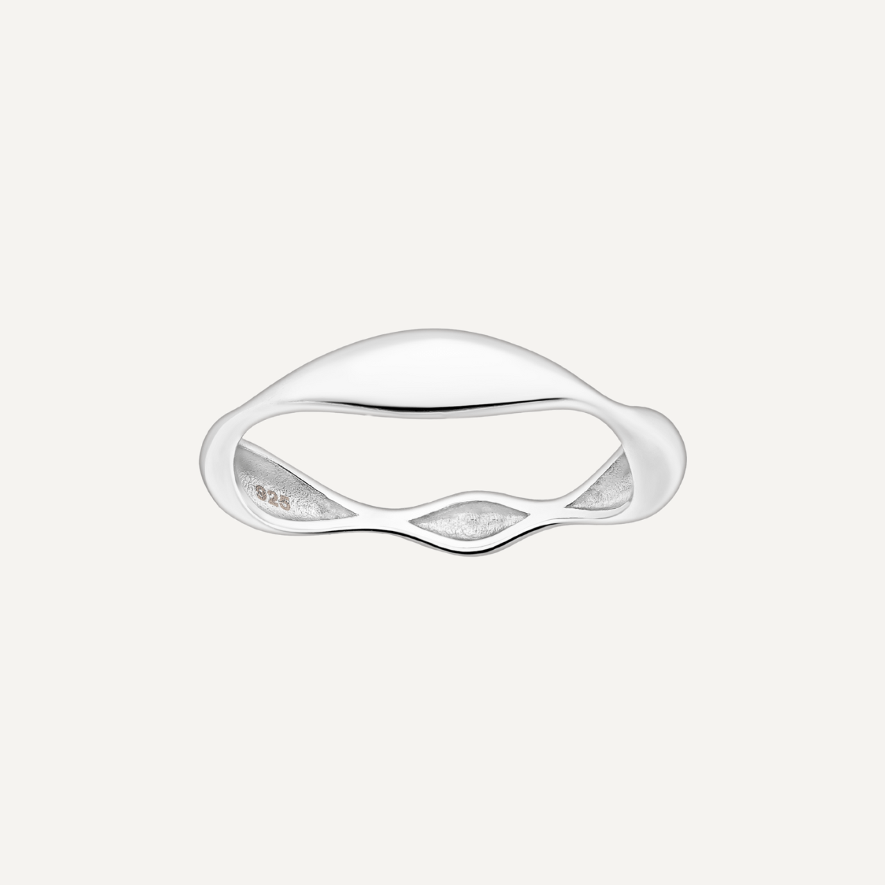 The Onda Ring in Sterling Silver - Molten Store