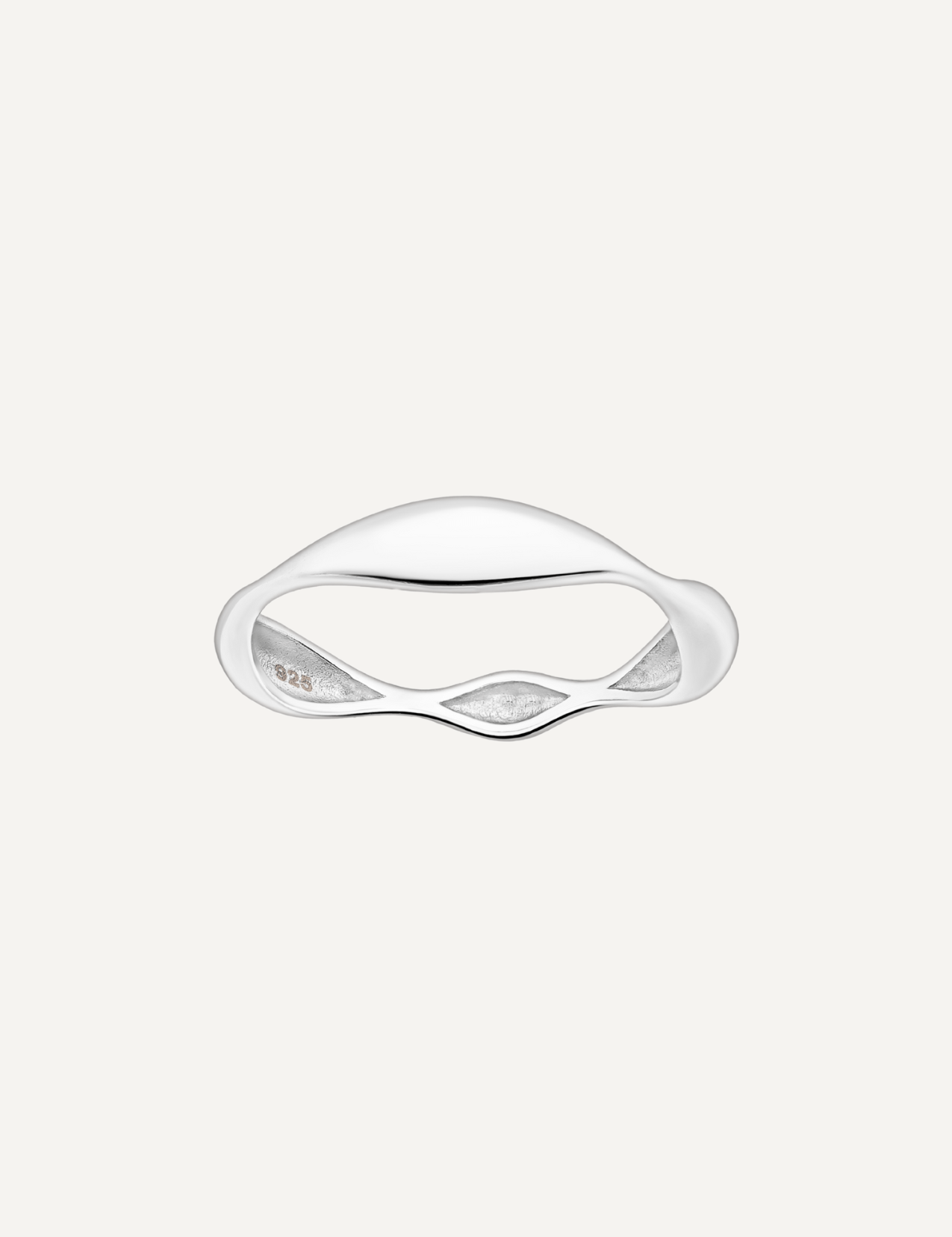 The Onda Ring in Sterling Silver - Molten Store