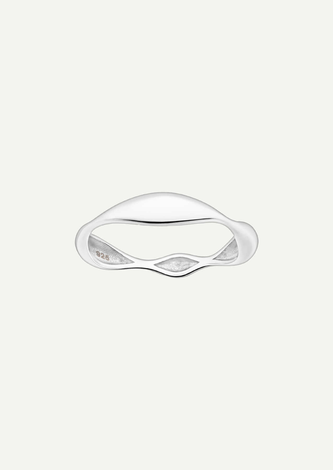 The Onda Ring in Sterling Silver - Molten Store