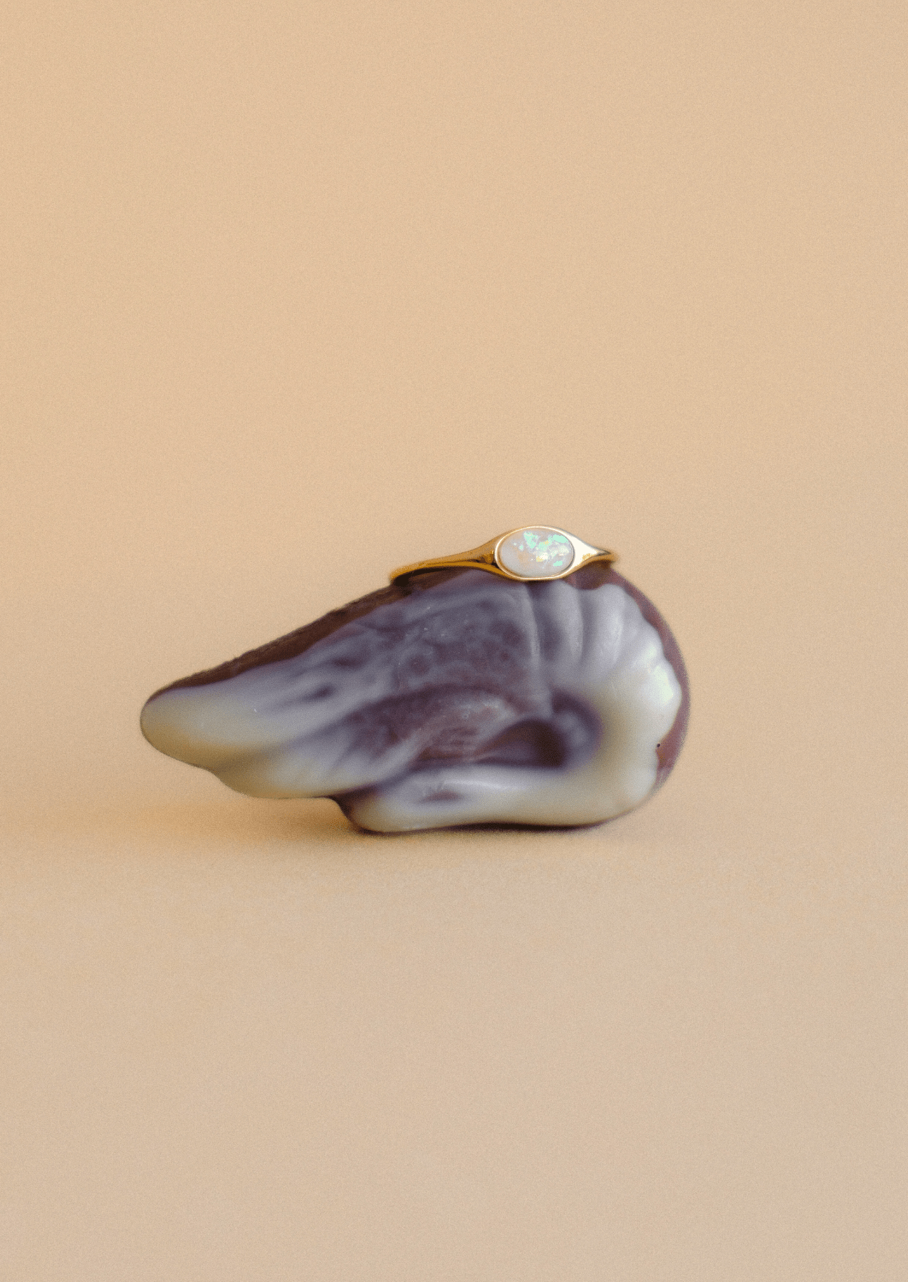 The Opalescent 14ct Gold Vermeil Ring - Molten Store