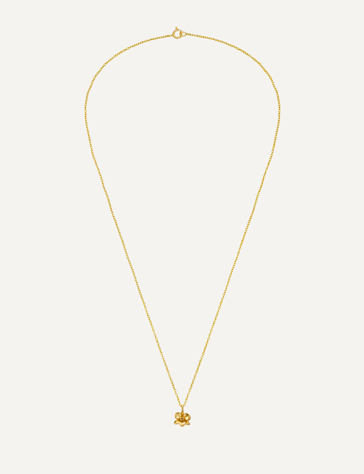 The Orchid 14ct Gold Vermeil Pendant Necklace - Molten Store