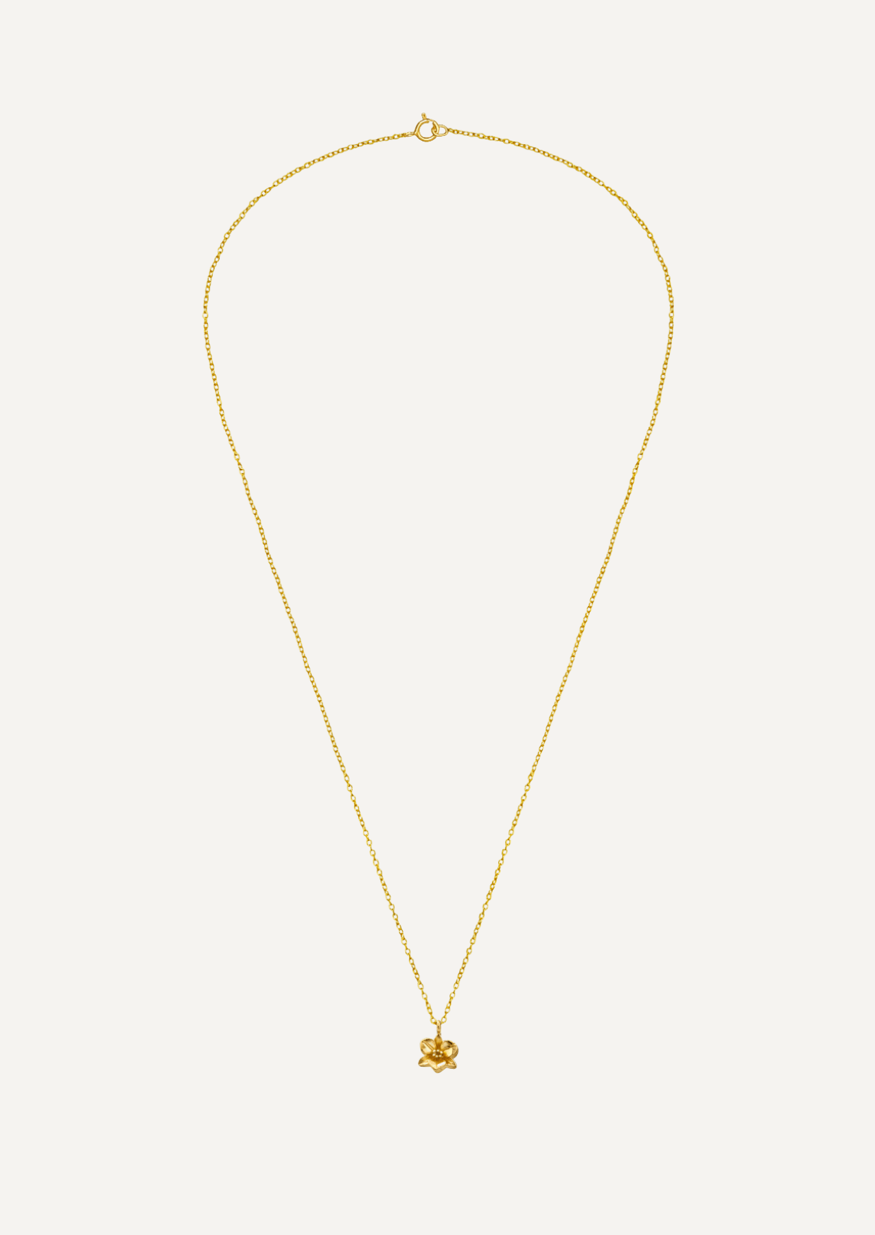 The Orchid 14ct Gold Vermeil Pendant Necklace - Molten Store