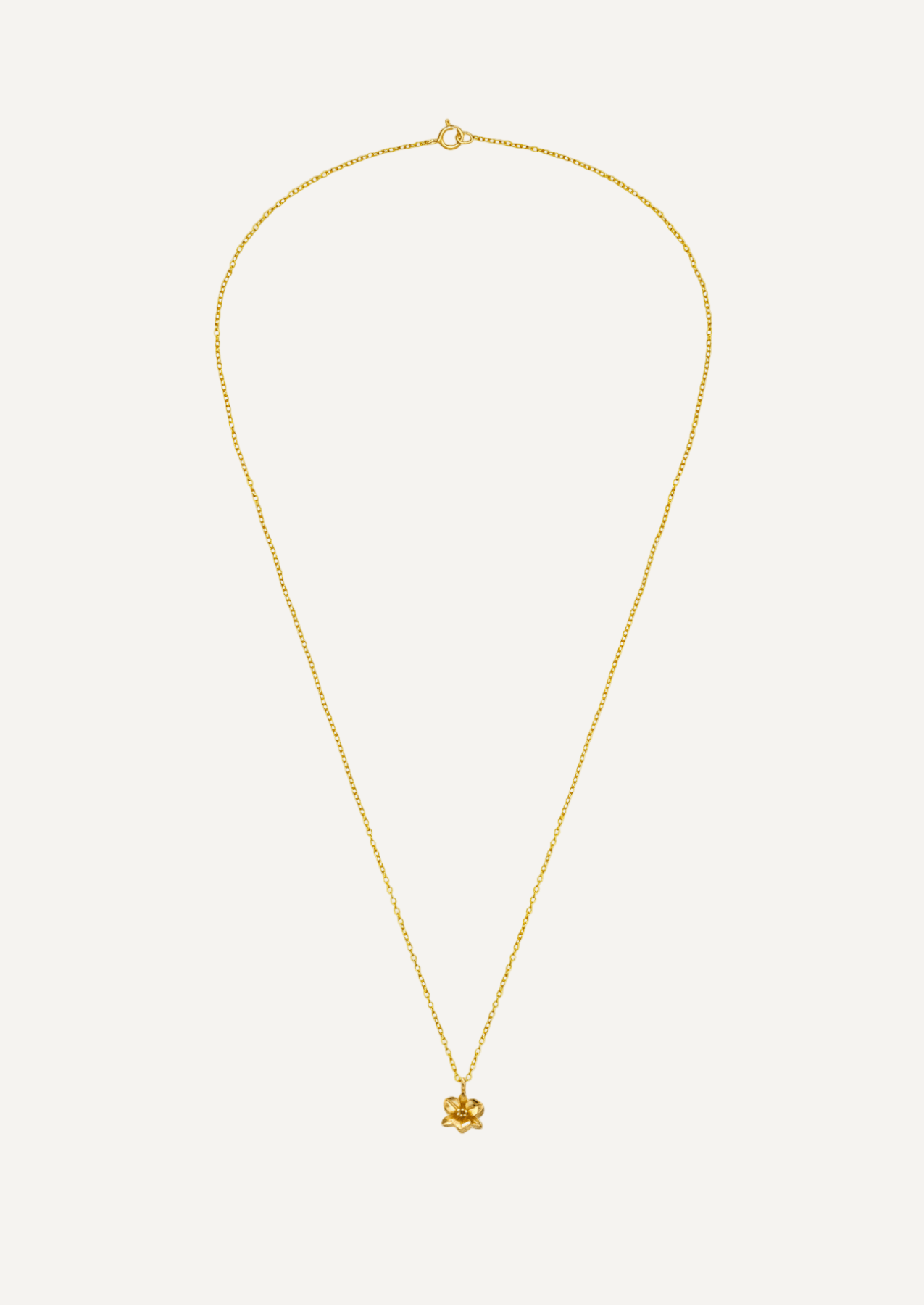 The Orchid 14ct Gold Vermeil Pendant Necklace - Molten Store