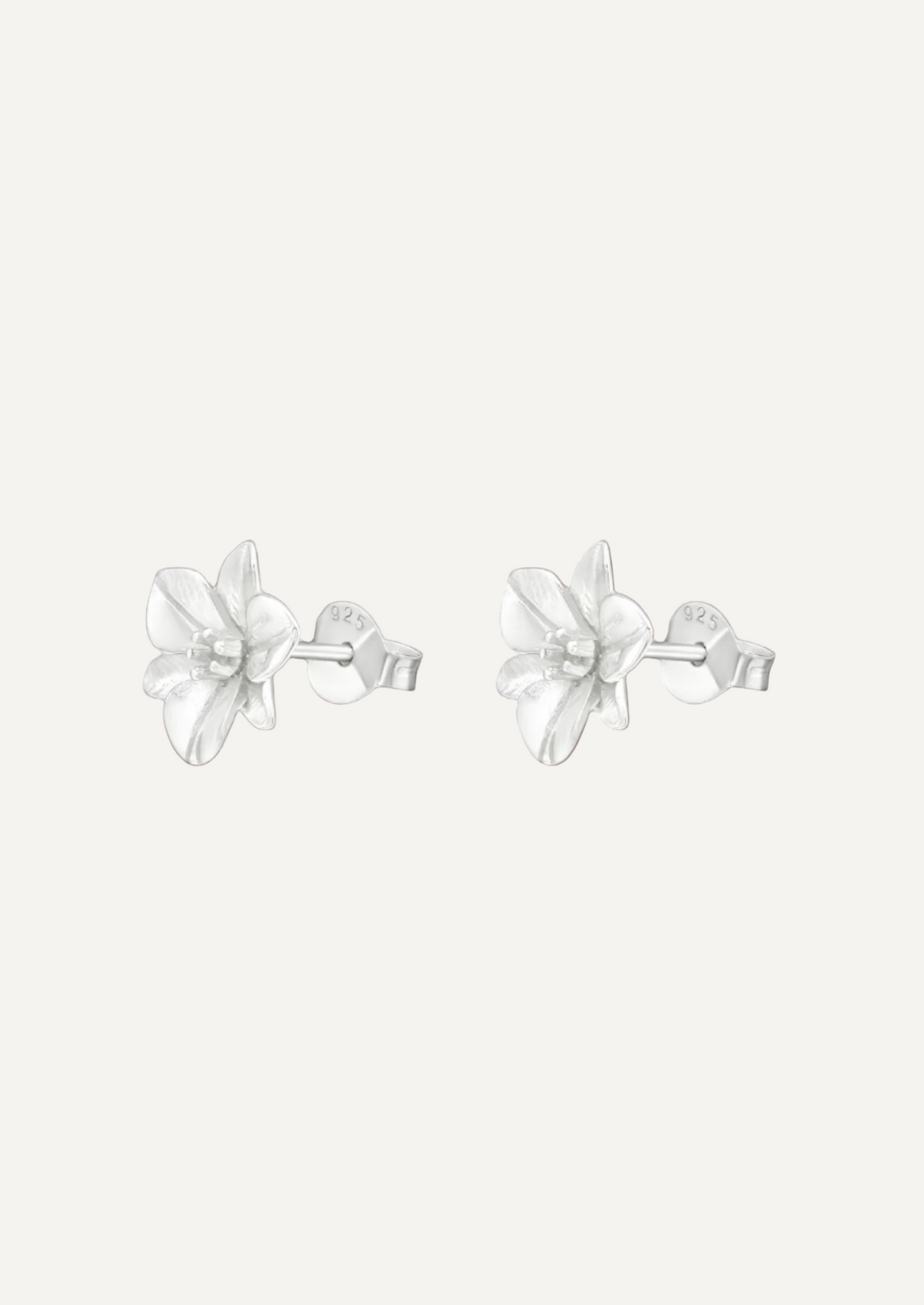 The Orchid Sterling Silver Stud Earrings - Molten Store