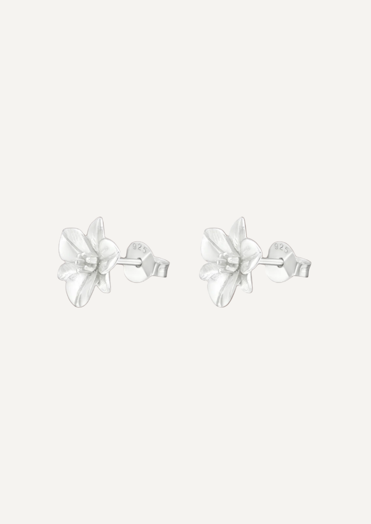 The Orchid Sterling Silver Stud Earrings - Molten Store