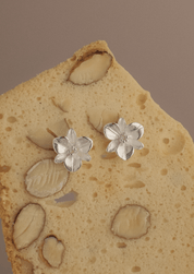 The Orchid Sterling Silver Stud Earrings - Molten Store