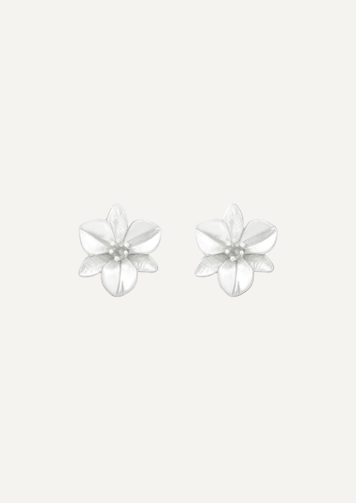 The Orchid Sterling Silver Stud Earrings - Molten Store