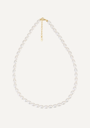The Oriel Gold Vermeil Pearl Necklace - Molten Store