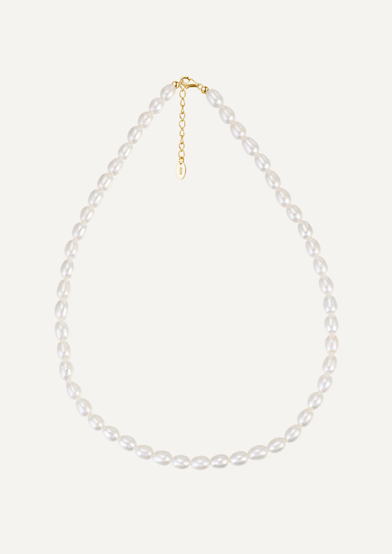 The Oriel Gold Vermeil Pearl Necklace - Molten Store