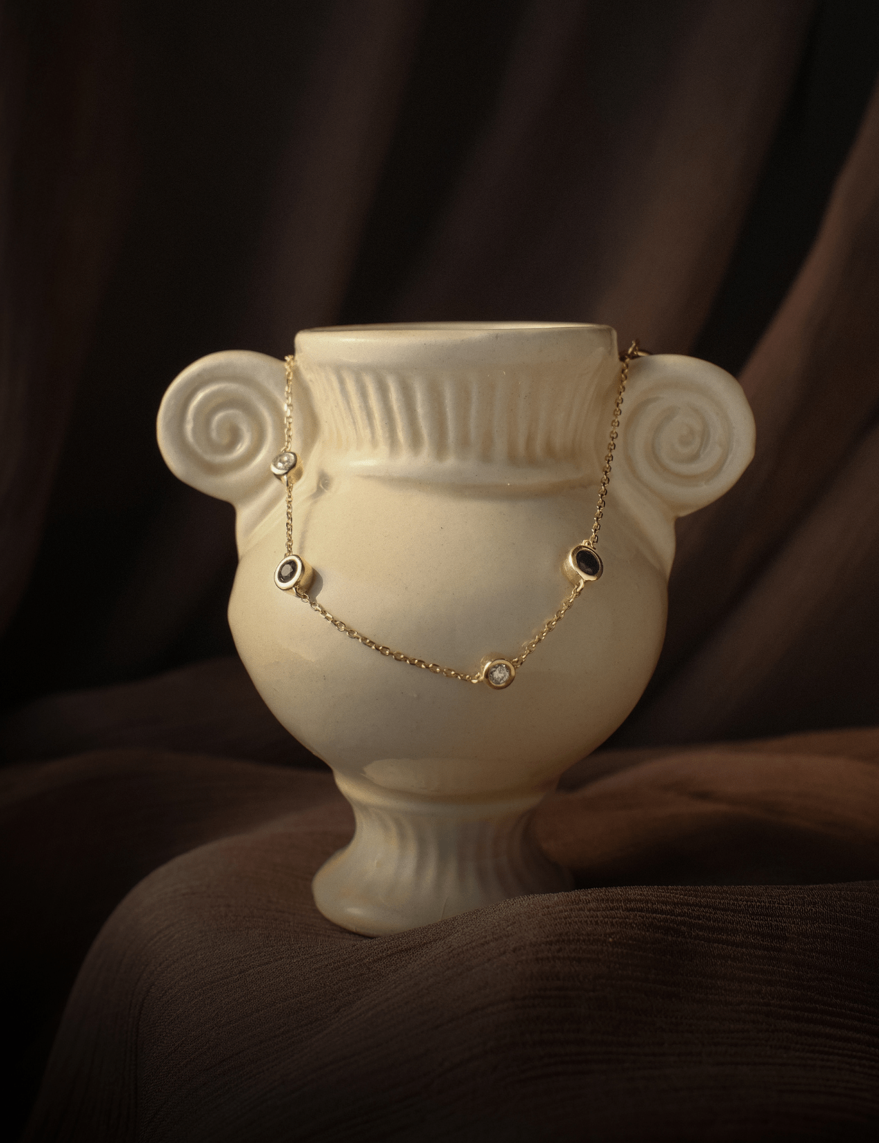 The Orli 9ct Gold Sapphire & Diamond Bracelet - Molten Store