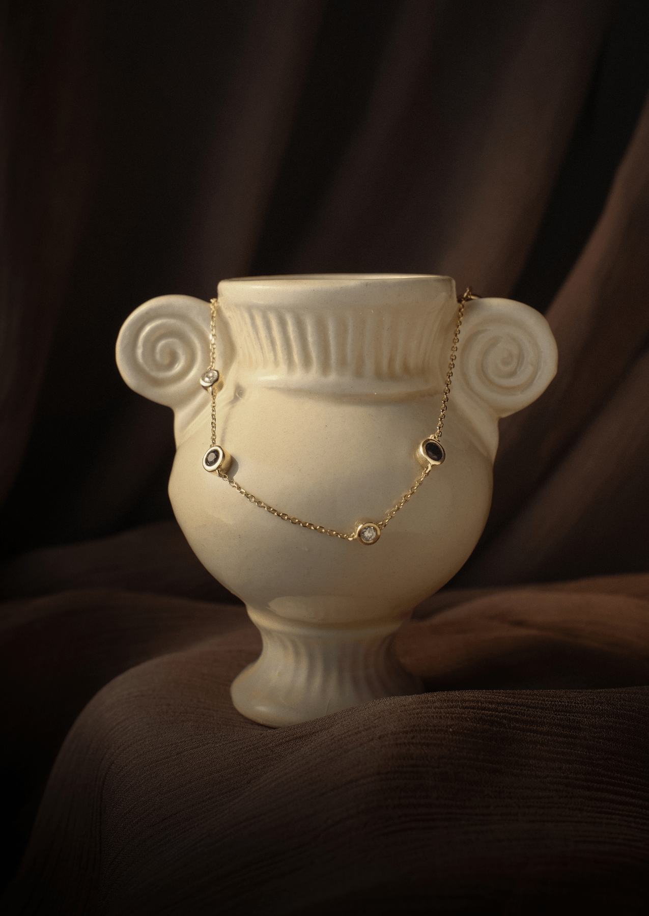 The Orli 9ct Gold Sapphire & Diamond Bracelet - Molten Store