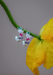 The Parade Sterling Silver Half Hoop Earrings - Molten Store