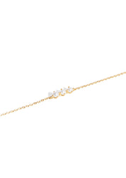 The Pearl Corsage 14ct Gold Vermeil Bracelet - Molten Store