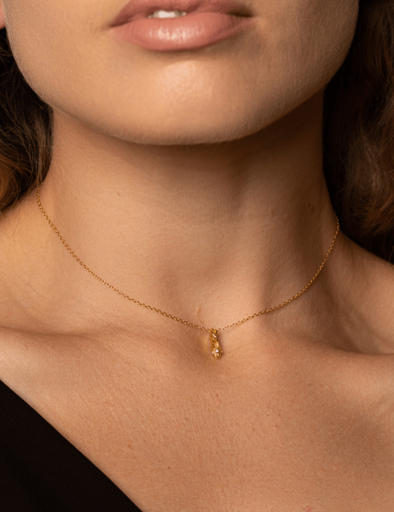The Plié 14ct Gold Vermeil Pendant Necklace - Molten Store